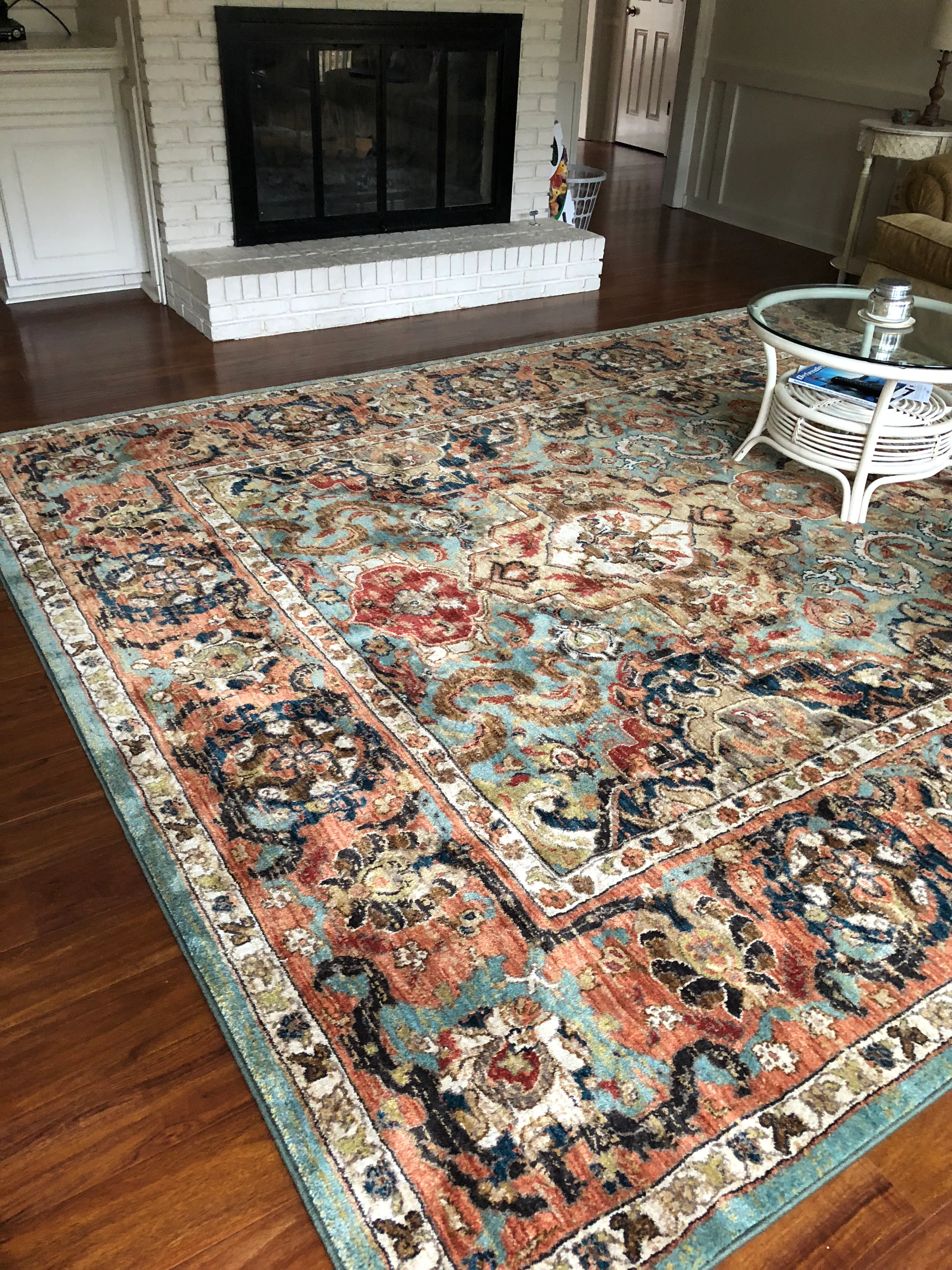 Karastan Spice Market Dhahar Aquamarine Area Rug Incredible Rugs and Decor